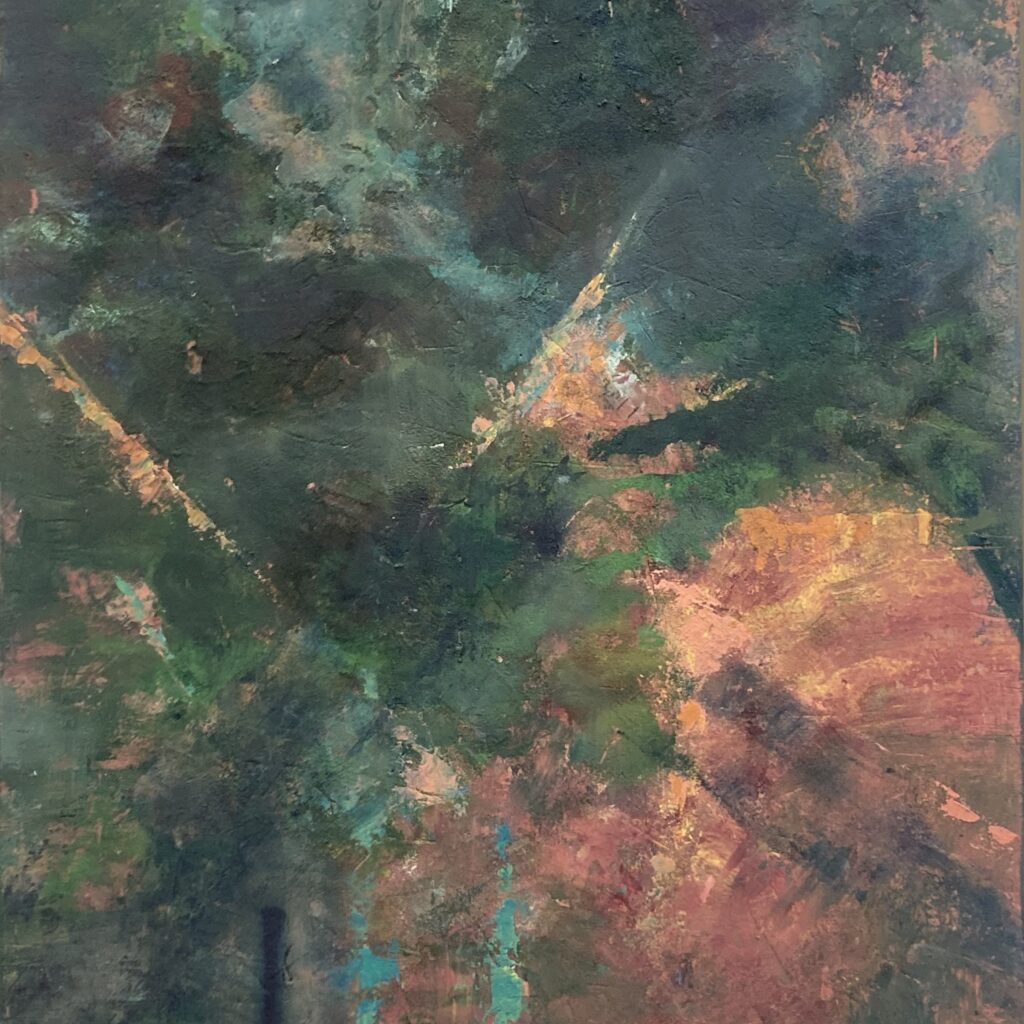 QUADRO ASTRATTO DEL PITTORE LUCCHESE LUSTRO