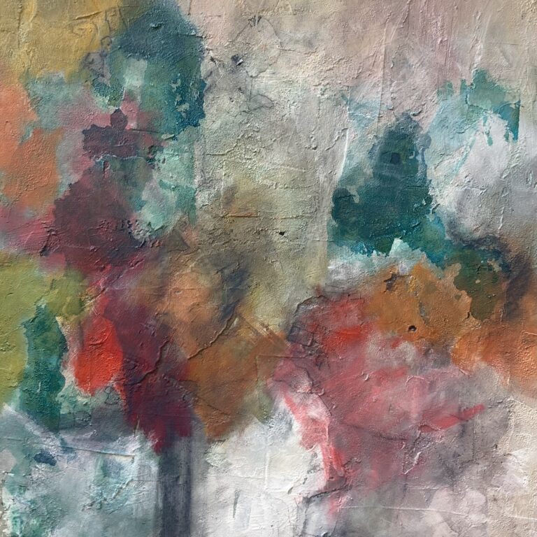 QUADRO GRANDE ASTRATTO IN MOSTRA A LUCCA