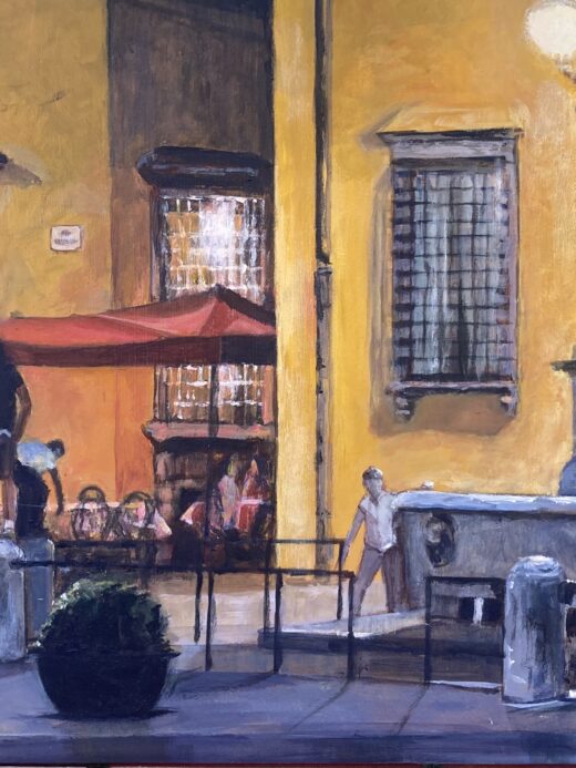 DIPINTO DELLA PUPPORONA A LUCCA IN VENDITA DA VEDERE NELL'ATELIER