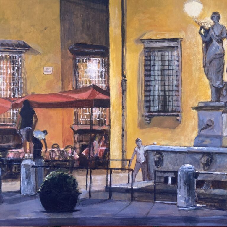 DIPINTO DELLA PUPPORONA A LUCCA IN VENDITA DA VEDERE NELL'ATELIER