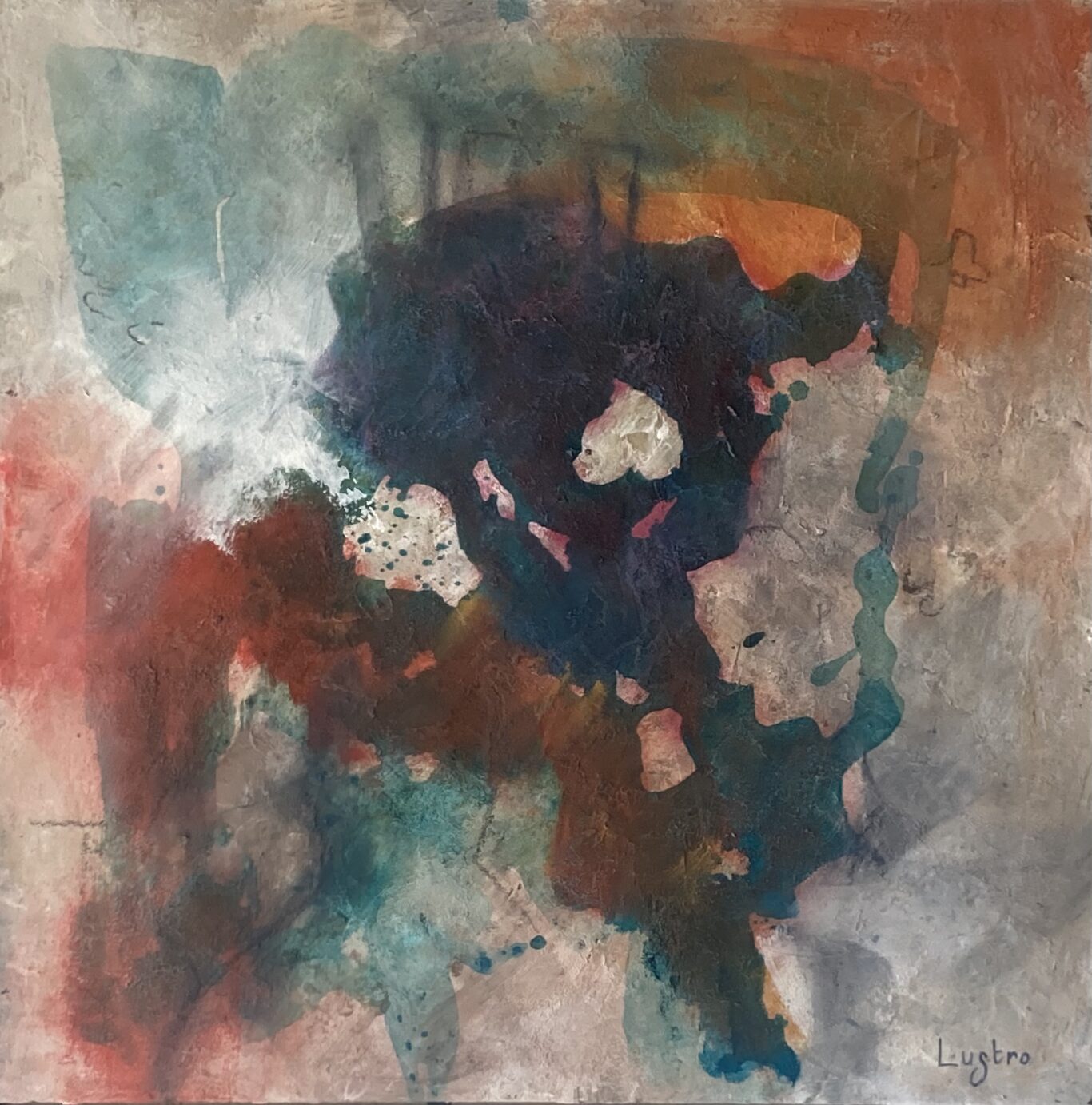 QUADRO ASTRATTO , DIPINTO ASTRATTO CONTEMPORANEO PITTORE LUCCHESE